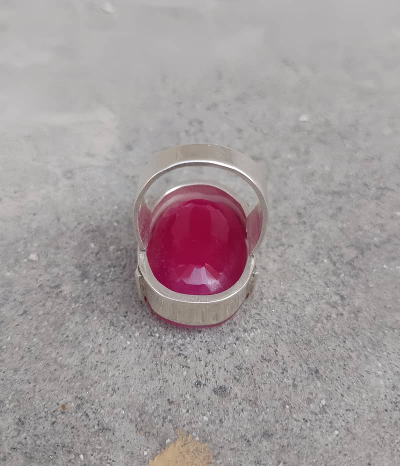 Big size Ruby (yaqoot) Ring | 13 no 1