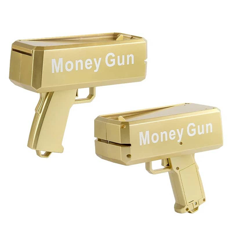 Money Gun | Cash Gun for fun on Events | Money Gun 4 Weddings in Gold 1