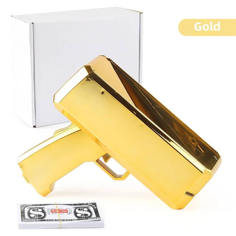 Money Gun | Cash Gun for fun on Events | Money Gun 4 Weddings in Gold 2