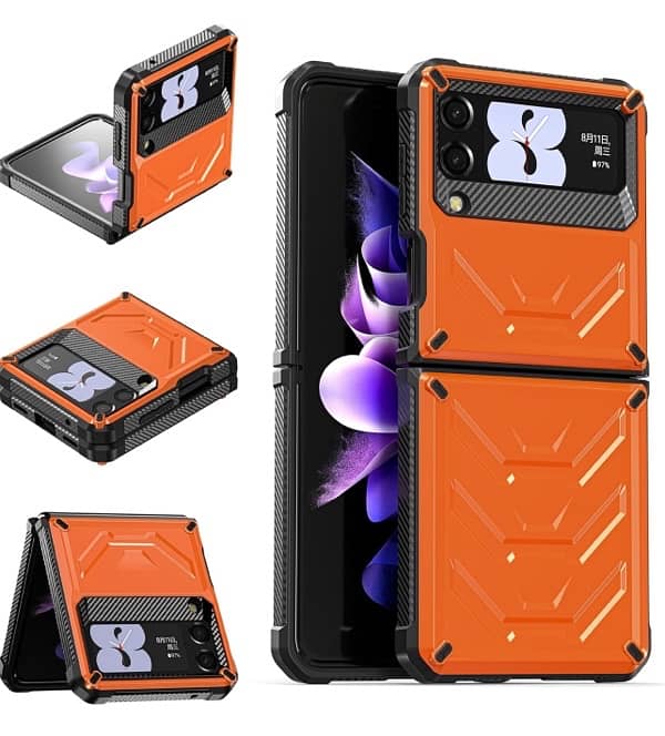 Samsung Galaxy Z Flip 3 Armor Protect Case with Shockproof Protection 1