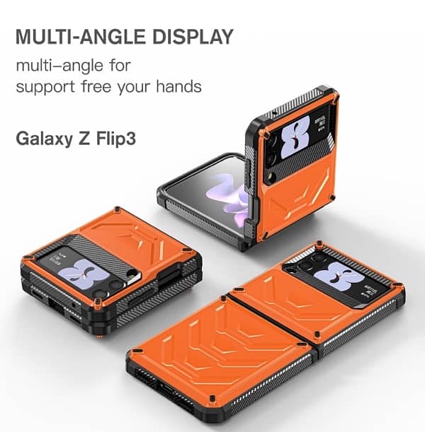 Samsung Galaxy Z Flip 3 Armor Protect Case with Shockproof Protection 4