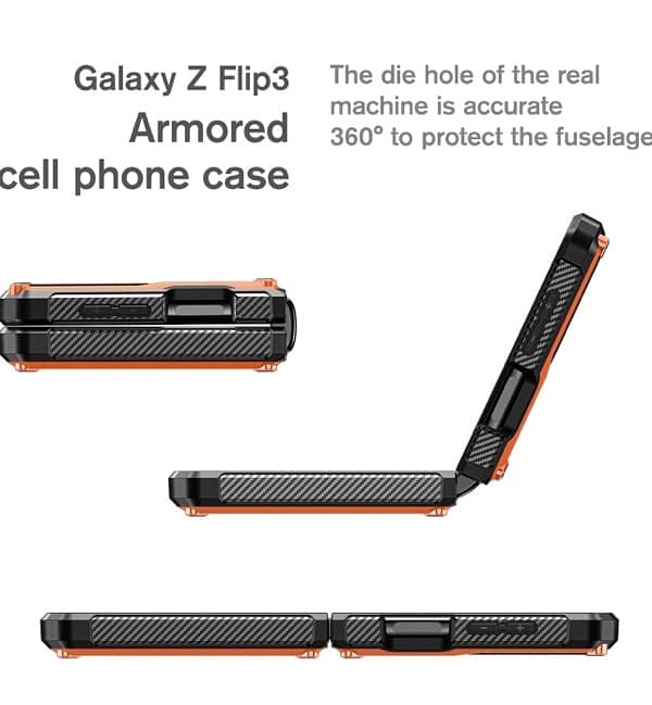 Samsung Galaxy Z Flip 3 Armor Protect Case with Shockproof Protection 5