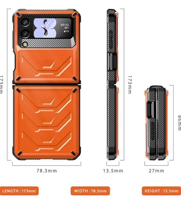 Samsung Galaxy Z Flip 3 Armor Protect Case with Shockproof Protection 6