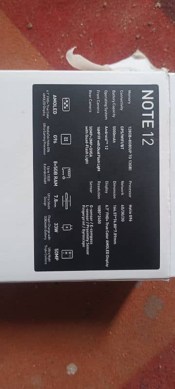 Infinix note 12 with box exchange possible 9