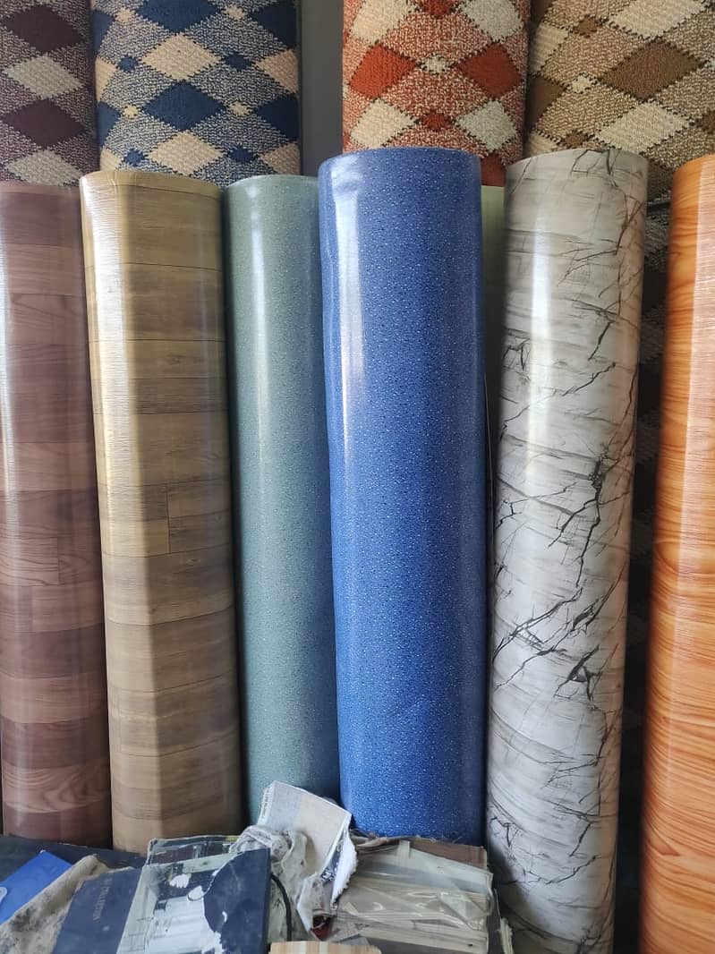 Vinyl sheet Vinyl flooring Pvc tiles Wooden flooring (whole sale rate) 3