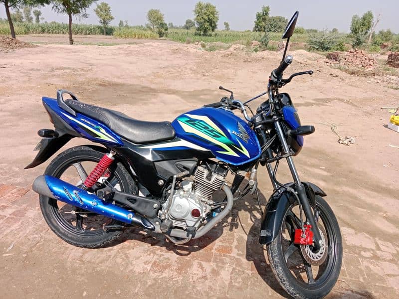 Honda cb125f blue color 4