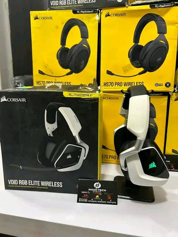 Corsair Hs70 pro wireless & Corsair void rgb elite wireless 2