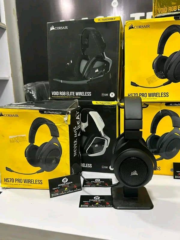 Corsair Hs70 pro wireless & Corsair void rgb elite wireless 5