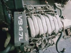 Toyota V8 engine gear available