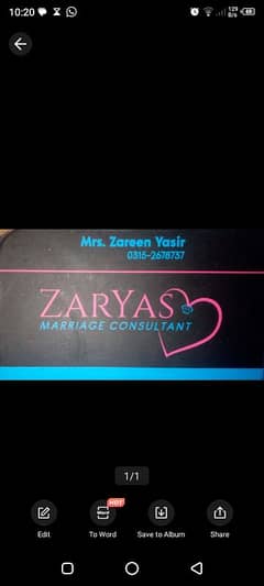 ZarYas Marriage Consultant