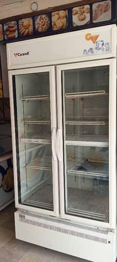 Caravell double door freezer/Double Door Chiller/double door fridge