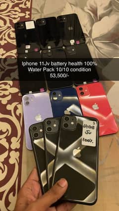 Iphone 11 jv 64 gp 100 better health water pak 7 days backup warranty