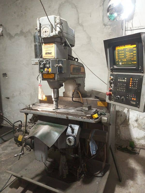 CNC milling machine bridgeport interact 1 for sale 5