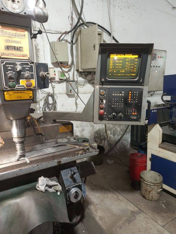 CNC milling machine bridgeport interact 1 for sale 6