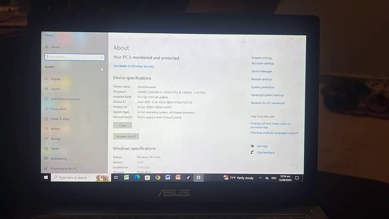 Asus core i3 5th generation for sale 1