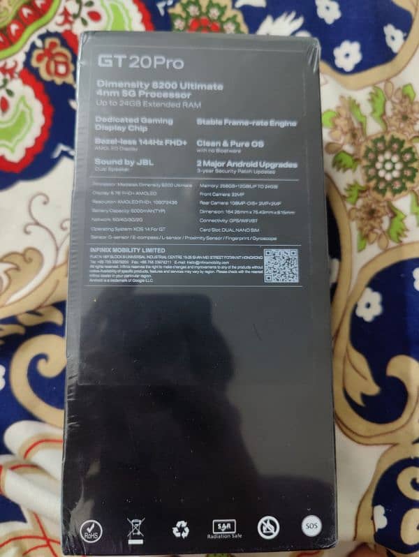 Infinix Gt 20 Pro Box Pack Sealed 1