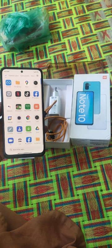 redme note 1o 4 128 complete Saman 1o. 9 condition 0