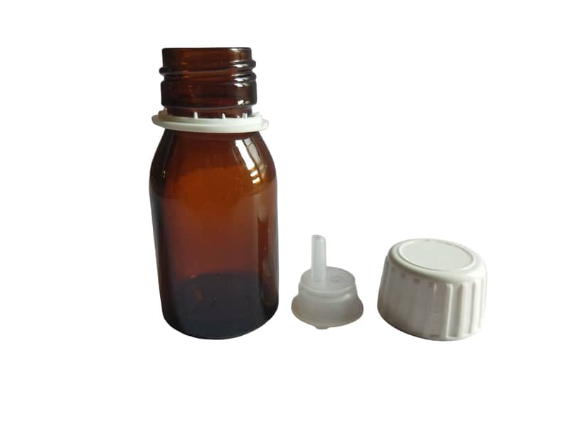 30ML Amber Colour Glass Bottle For Medicine & All Type of Liquids/Oils 4