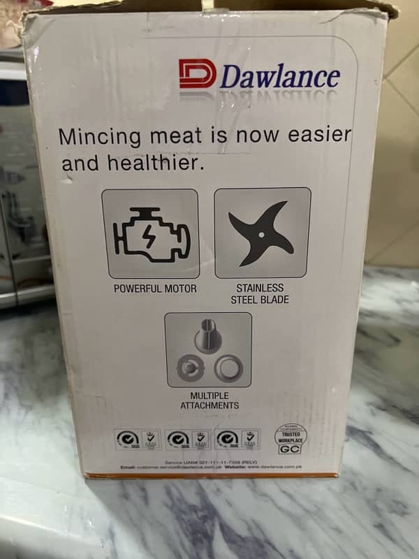 dawlance meat mincer 1