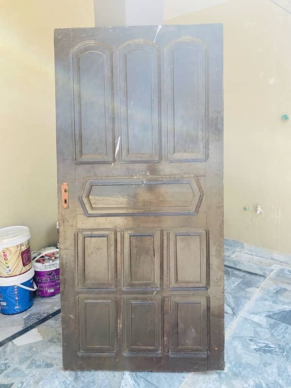 Original deodar ( Diyar) wood door for sale 2