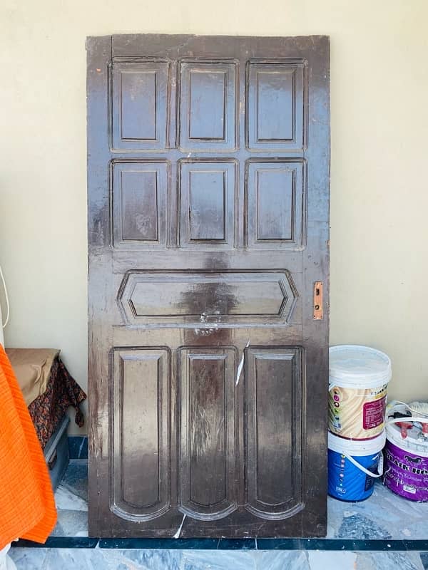 Original deodar ( Diyar) wood door for sale 4