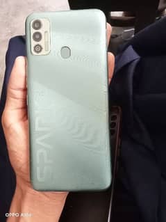 tecno spark 7  good condition 4.64 with daba charjar