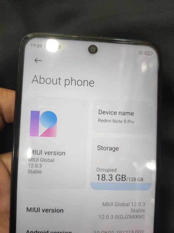 Redmi note 9 pro with box 6/128 6