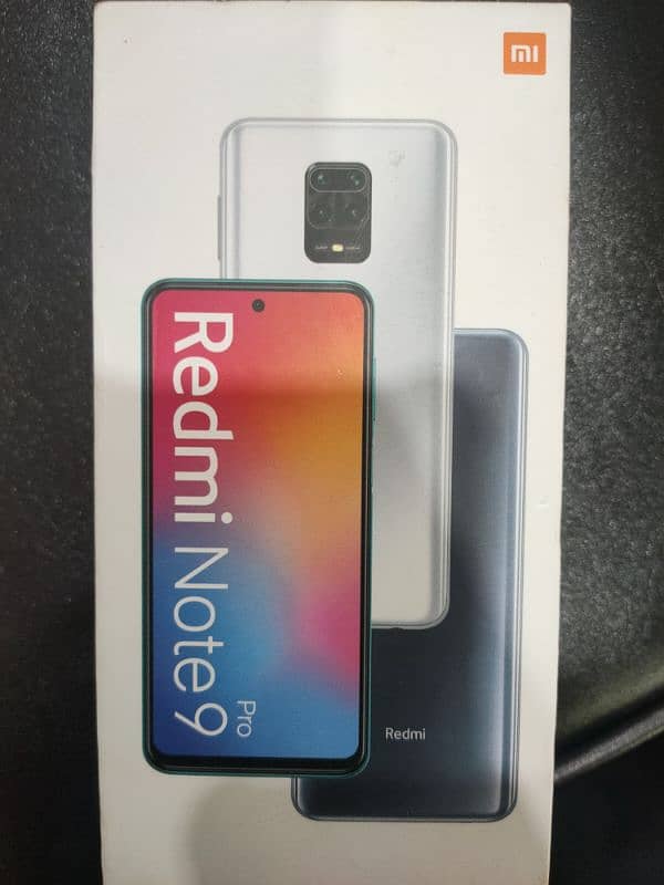 Redmi note 9 pro with box 6/128 7