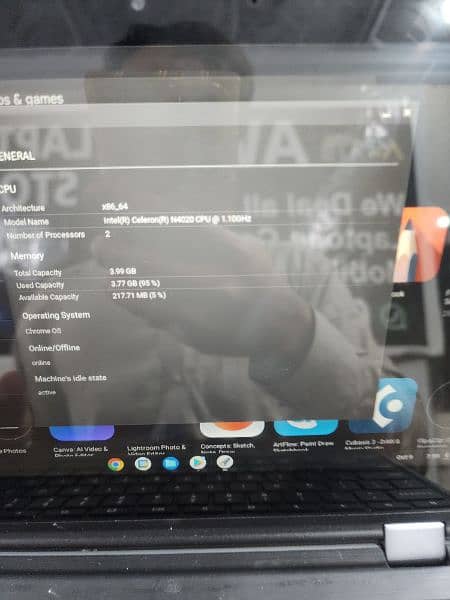 Lenovo 11e Chromebook Touch PlayStore Ram 4gb Rom 32gb 6