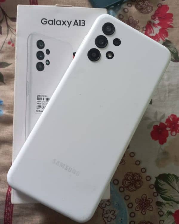 samsung a13 with box 0