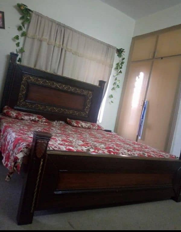 King Size Double Bed with new Mattress 1