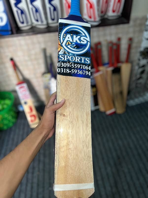 wooden Handle bat/SAKI tape bal bats/available stock 7