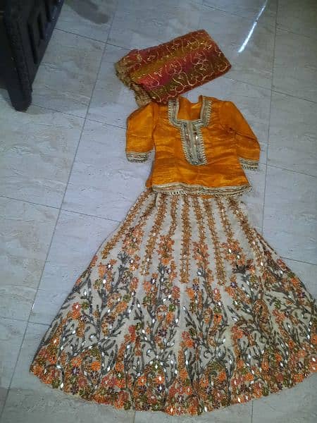 Mehndi lehnga 2