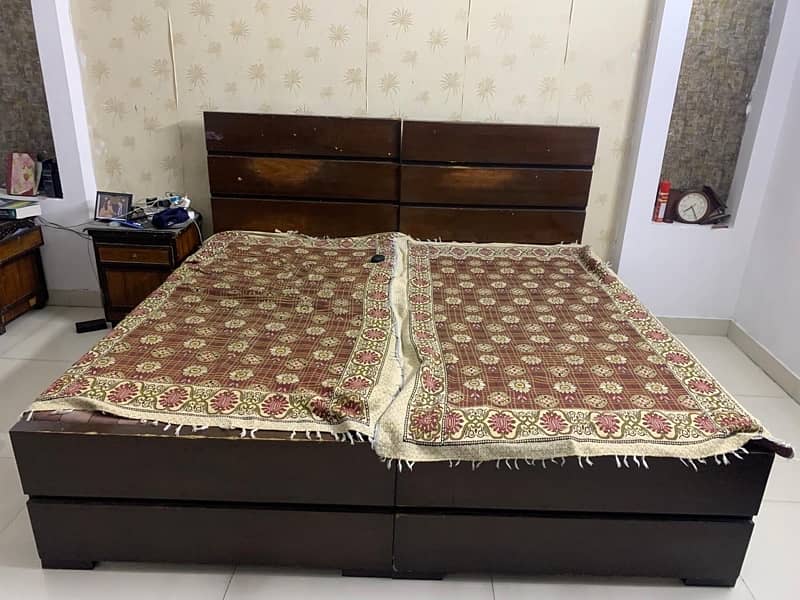 Two pair Bed set for sale 1