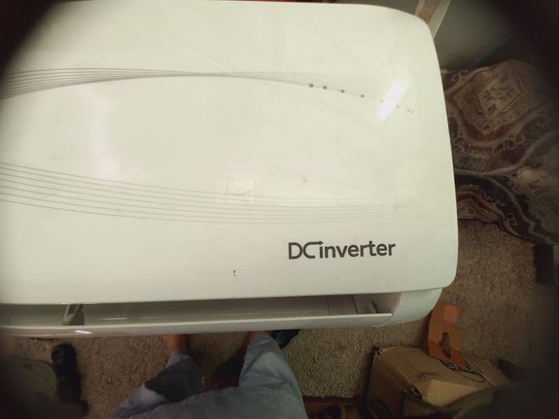 Haier 1.5 ton Dc inverter            w. no. 03499691686 1