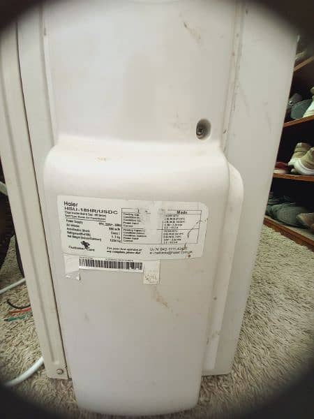 Haier 1.5 ton Dc inverter            w. no. 03499691686 3