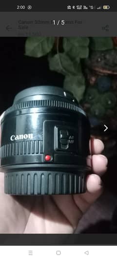 Canon 50mm for sale best for blurr bg