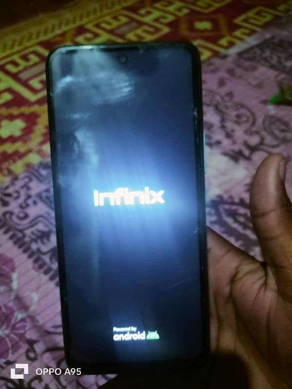 Infinix model hot 12 play Ram 4+3 storage 64 GB 2