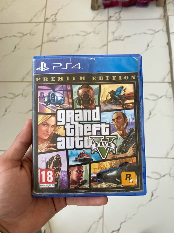 Gta V Premium Edition CD for PS4 1