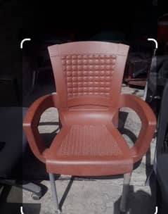 Plastic chair and table 0