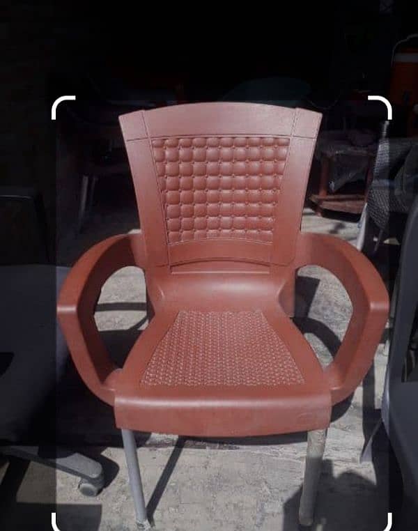 Plastic chair and table 0