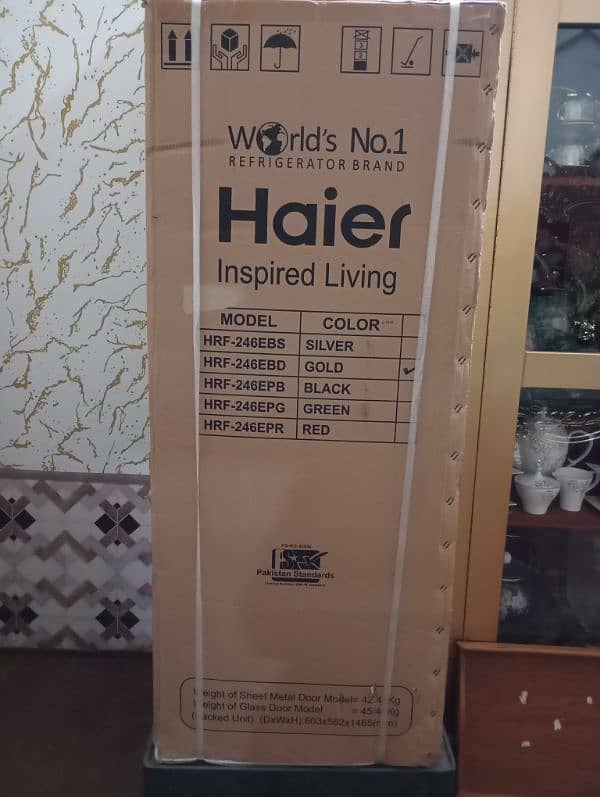 Haier Rerigerator Inverter In Goldan Colour 0