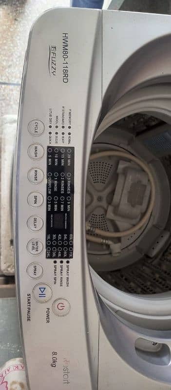 UGRENT SALE Open Box, 10/10 Haier Washing Machine Fully Automatic 7