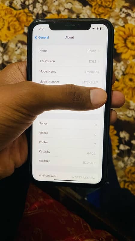 iPhone Xr 64gb Non PTA Jv Waterpack Lush Conditon 2