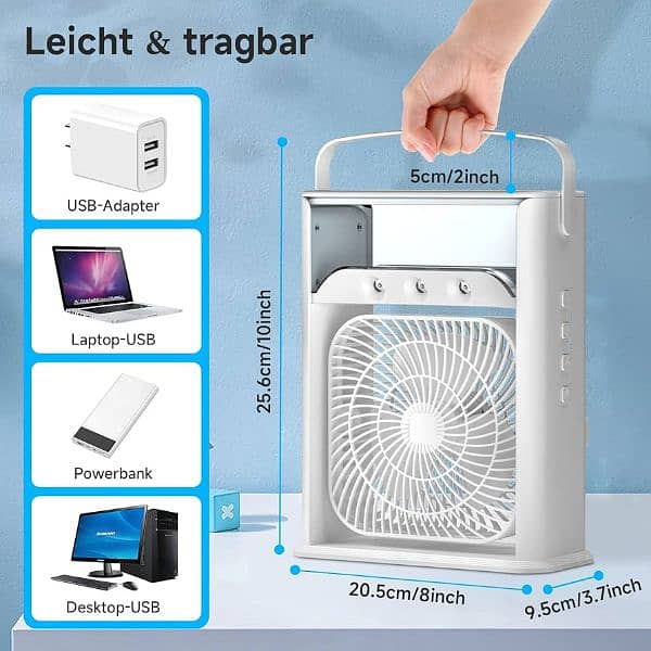 portable Mini Air conditioner fan cooler 1