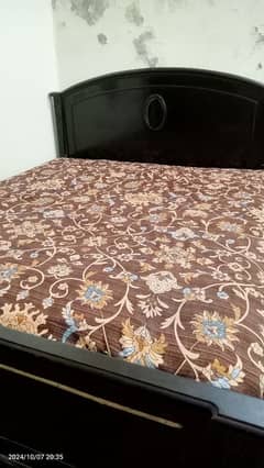 double bed with master spring mattress for sale