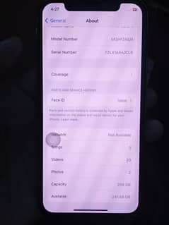 iPhone X non pta 256gb 10/10 Condition