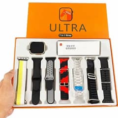 Ultra Smart Watch With 7 Straps 0