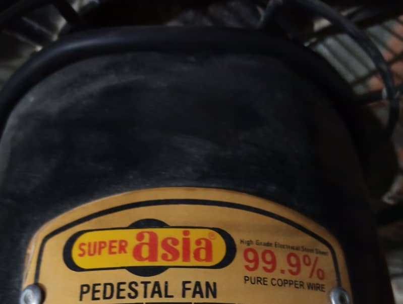 Super Asia Pedestal Fan 24 inch WhatsApp or Call Only 03362838259 2