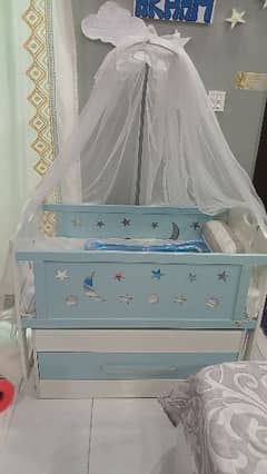 2 in 1 Baby Cot Plus Swing